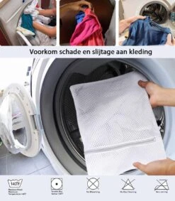 ForDig Wasnet Waszakjes (5 Stuks) Voor Lingerie En Fijne Was - Geschikt Voor Wasmachine - Met Rits - Wit -Wasbenodigdheden Winkel 1047x1200