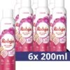 Robijn Pink Sensation Dry Wash Spray - 6 X 200 Ml - Voordeelverpakking