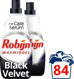 Robijn Klein & Krachtig Black Velvet Vloeibaar Wasmiddel - 2 X 42 Wasbeurten - Voordeelverpakking -Wasbenodigdheden Winkel 1135x1200