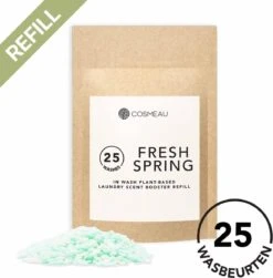 Cosmeau Geurbooster Lentefris Navulling Refill - Geurparels - 25 Wasbeurten - Fris - 250g - Geurkralen Wasparfum Scent Booster