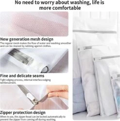 BOTC Waszakken - Wasnetten - Set Van 5 - Bescherm Je Wasgoed En Wasmachine - Transparant 13 BOTC Waszakken - Wasnetten - Set Van 5 - Bescherm Je Wasgoed En Wasmachine - Transparant -Wasbenodigdheden Winkel 1187x1200 3