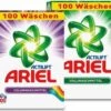 Ariel Waspoeder Combi Voordeelverpakking | 2 X 100 Wasbeurten 2 X 6.5 KG - Ariel Color + Regular Waspoeder | Voor Gekleurde En Witte Was