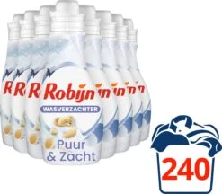 Robijn Puur & Zacht Wasverzachter - 8 X 30 Wasbeurten - Voordeelverpakking 12 Robijn Puur & Zacht Wasverzachter - 8 X 30 Wasbeurten - Voordeelverpakking -Wasbenodigdheden Winkel 1200x1049 6