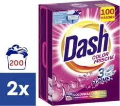 Dash Color Fris Waspoeder - 2 X 6 Kg (200 Wasbeurten)