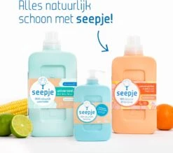 Seepje Wasmiddel - Vrolijke Lotus - Wasmiddel Wol En Fijn – Natuurlijke Ingredienten - 3 X 23 Wasbeurten - 3 X 1L -Wasbenodigdheden Winkel 1200x1063 2
