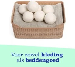 Casa Calma Drogerballen (6 Stuks) - Inclusief Opbergzakje - 100% Natuurlijk Schapenwol - Droger Ballen - Zero Waste Wasverzachter Bollen - Energiebesparend Drogen Met Droogbollen - Dryer Balls - Diervriendelijk & Milieuvriendelijk - Energie Besparen -Wasbenodigdheden Winkel 1200x1075 1