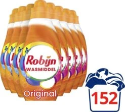 Robijn Klein & Krachtig Color Vloeibaar Wasmiddel - 8 X 19 Wasbeurten - Voordeelverpakking -Wasbenodigdheden Winkel 1200x1078