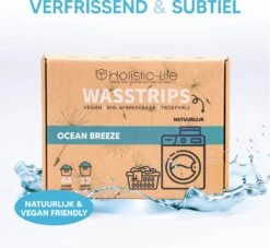 Wasmiddeldoekjes - Ocean Breeze Wasstrips 64 Wasbeurten – Wasmiddel Wasdoekjes - Natuurlijke Wasverzachter – Vegan – Zero Waste -Wasbenodigdheden Winkel 1200x1101