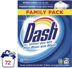 Dash Waspoeder Original Wit - Wasmiddel - 72 Wasbeurten - Voordeelverpakking -Wasbenodigdheden Winkel 1200x1130