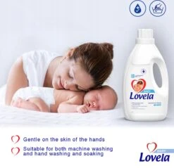 Lovela - Wasmiddel - Hypoallergene Melk - Voor Het Wassen Van Baby & Witte Kleding - 4,5l 7 Lovela - Wasmiddel - Hypoallergene Melk - Voor Het Wassen Van Baby & Witte Kleding - 4,5l -Wasbenodigdheden Winkel 1200x1161 9