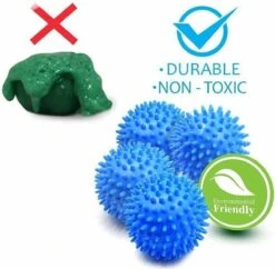 Merkloos Droger Ballen PVC – Herbruikbare Wasdroger Bollen – Snellere Droogtijd – - Wasbollen - 6 Stuks -Wasbenodigdheden Winkel 1200x1176