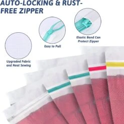 BOTC Waszakken - Wasnetten - Set Van 5 - Bescherm Je Wasgoed En Wasmachine - Transparant 17 BOTC Waszakken - Wasnetten - Set Van 5 - Bescherm Je Wasgoed En Wasmachine - Transparant -Wasbenodigdheden Winkel 1200x1197 24