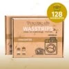 Wasmiddeldoekjes - Ongeparfumeerd Wasstrips 128 Wasbeurten – Wasmiddel Wasdoekjes - Natuurlijke Wasverzachter – Vegan – Zero Waste