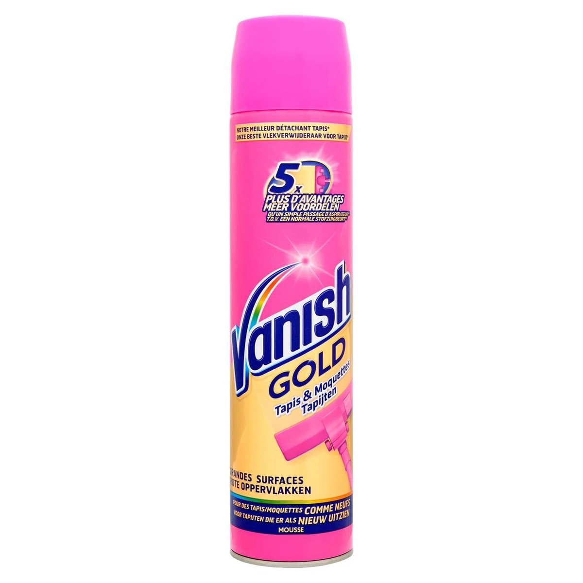 Vanish Gold Mousse Voor Tapijt Vlekkenverwijderaar - 600 Ml 4 Vanish Gold Mousse Voor Tapijt Vlekkenverwijderaar - 600 Ml - Afbeelding 4