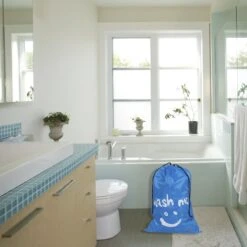 Wonair - Waszakken Voor Wasgoed - 60x90cm - Hemelsblauw - Met Trekkoord -Wasbenodigdheden Winkel 1200x1200 1348