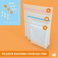 LaundrySpecialist Waszakken Voor Wasgoed - Set Van 3 Stuks - Ook Te Gebruiken Als Travel Organizer -Wasbenodigdheden Winkel 1200x1200 1351