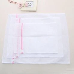 Waszak Set Van 3 Stuks Met Rits - BH/Lingerie/Sokken/Schoenen Wasnet Waszakjes Laundry Bag - Waszakken - Klein/Medium/Groot -Wasbenodigdheden Winkel 1200x1200 1384