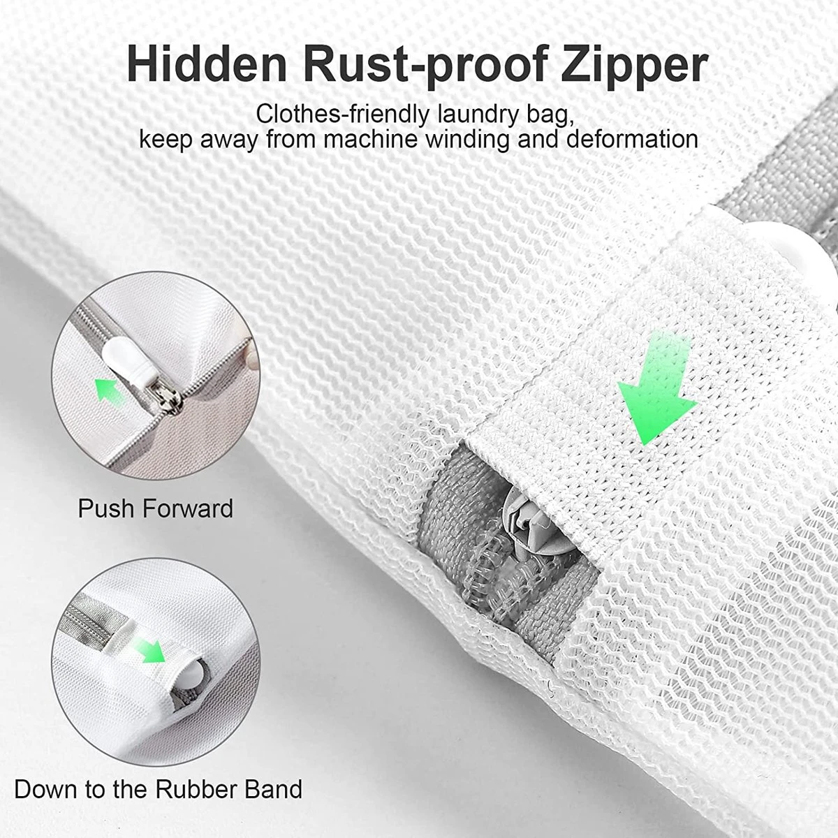 BOTC Waszakken - Wasnetten - Set Van 5 - Bescherm Je Wasgoed En Wasmachine - Transparant 2 BOTC Waszakken - Wasnetten - Set Van 5 - Bescherm Je Wasgoed En Wasmachine - Transparant - Afbeelding 2