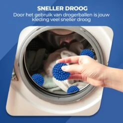 Roegaarden Drogerballen - Wasbollen - 6 Stuks - Siliconen - Sneller Droog - Anti-kreuk -Wasbenodigdheden Winkel 1200x1200 1464