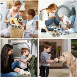 Drogerballen 6 Stuks - Wasbol - Droogballen - Herbruikbare Wasbollen - Wasverzachter - Wasdrogerballen - Doseerbol -Wasbenodigdheden Winkel 1200x1200 1506