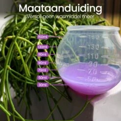 BluGo Doseerbol 2 Stuks - Wasbollen - Doseerdop - Drogerballen - Wasballen - Wasmiddel - Herbruikbaar - Maataanduiding - 150ml -Wasbenodigdheden Winkel 1200x1200 1508