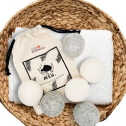Goodlifehacks Originele XL 6 Stuks Drogerballen - Wasbollen - Wasverzachter - Zero Waste Dryerballs - Duurzaam - Herbruikbare Droogballen - Wit & Grijs - Energie Besparen -Wasbenodigdheden Winkel 1200x1200 1561