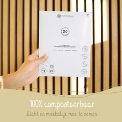 Cosmeau Wasstrips 20 Wasbeurten Zeebries Wasmiddel Wasvellen Wasdoekjes Detergent Sheets Eco Laundry Strips Proefpakket - Plasticvrij Biologisch -Wasbenodigdheden Winkel 1200x1200 213