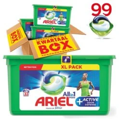 Ariel All In 1 Pods Actieve Geurbestrijding Wasmiddel - Voordeelverpakking 3 X 33 Wasbeurten - Wasmiddel Pods 18 Ariel All In 1 Pods Actieve Geurbestrijding Wasmiddel - Voordeelverpakking 3 X 33 Wasbeurten - Wasmiddel Pods -Wasbenodigdheden Winkel 1200x1200 454