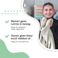 Zense Eco Wasmiddel Wasstrips - 72 Grote Wasbeurten - Lavendel - Wasmiddeldoekjes -Wasbenodigdheden Winkel 1200x1200 481