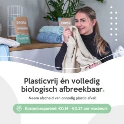 Zense Eco Wasmiddel Wasstrips - 72 Grote Wasbeurten - Lavendel - Wasmiddeldoekjes -Wasbenodigdheden Winkel 1200x1200 486