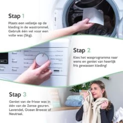 Zense Eco Wasmiddel Wasstrips - 72 Grote Wasbeurten - Ocean Breeze -Wasbenodigdheden Winkel 1200x1200 515