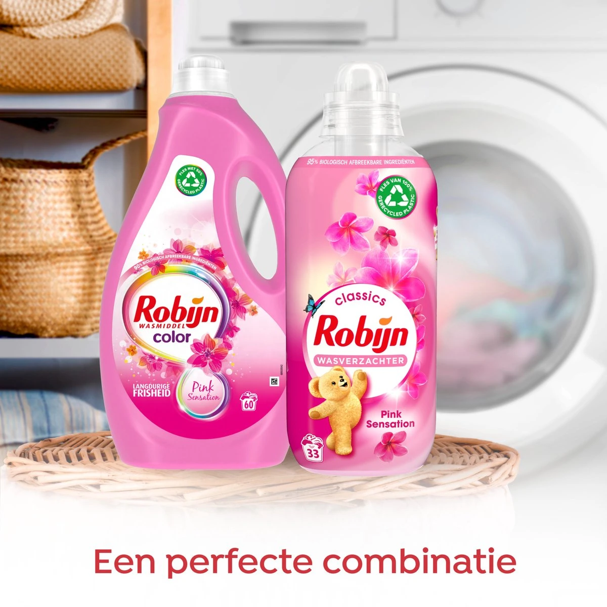 Robijn Color Pink Sensation Vloeibaar Wasmiddel 60 Wasbeurten 6 Robijn Color Pink Sensation Vloeibaar Wasmiddel 60 Wasbeurten - Afbeelding 6