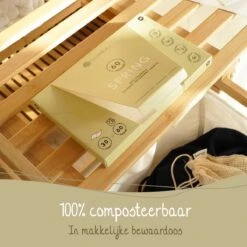 Cosmeau Wasmiddel Wasstrips 60 Wasbeurten Lentefris Wasvellen Wasdoekjes Detergent Sheets Eco Laundry Strips Wasdoekjes Biologisch - Cosmo Cosmea Kosmo -Wasbenodigdheden Winkel 1200x1200 564