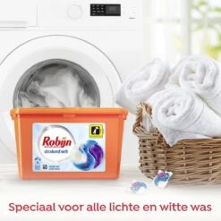 Robijn Stralend Wit 3 In 1 Wascapsules Speciaal Voor De Witte Was - 40 Wasbeurten Kwartaalbox 16 Robijn Stralend Wit 3 In 1 Wascapsules Speciaal Voor De Witte Was - 40 Wasbeurten Kwartaalbox -Wasbenodigdheden Winkel 1200x1200 689