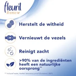 Fleuril Renew Wit - Vloeibaar Wasmiddel - Voordeelverpakking - 65 Wasbeurten 12 Fleuril Renew Wit - Vloeibaar Wasmiddel - Voordeelverpakking - 65 Wasbeurten -Wasbenodigdheden Winkel 1200x1200 894