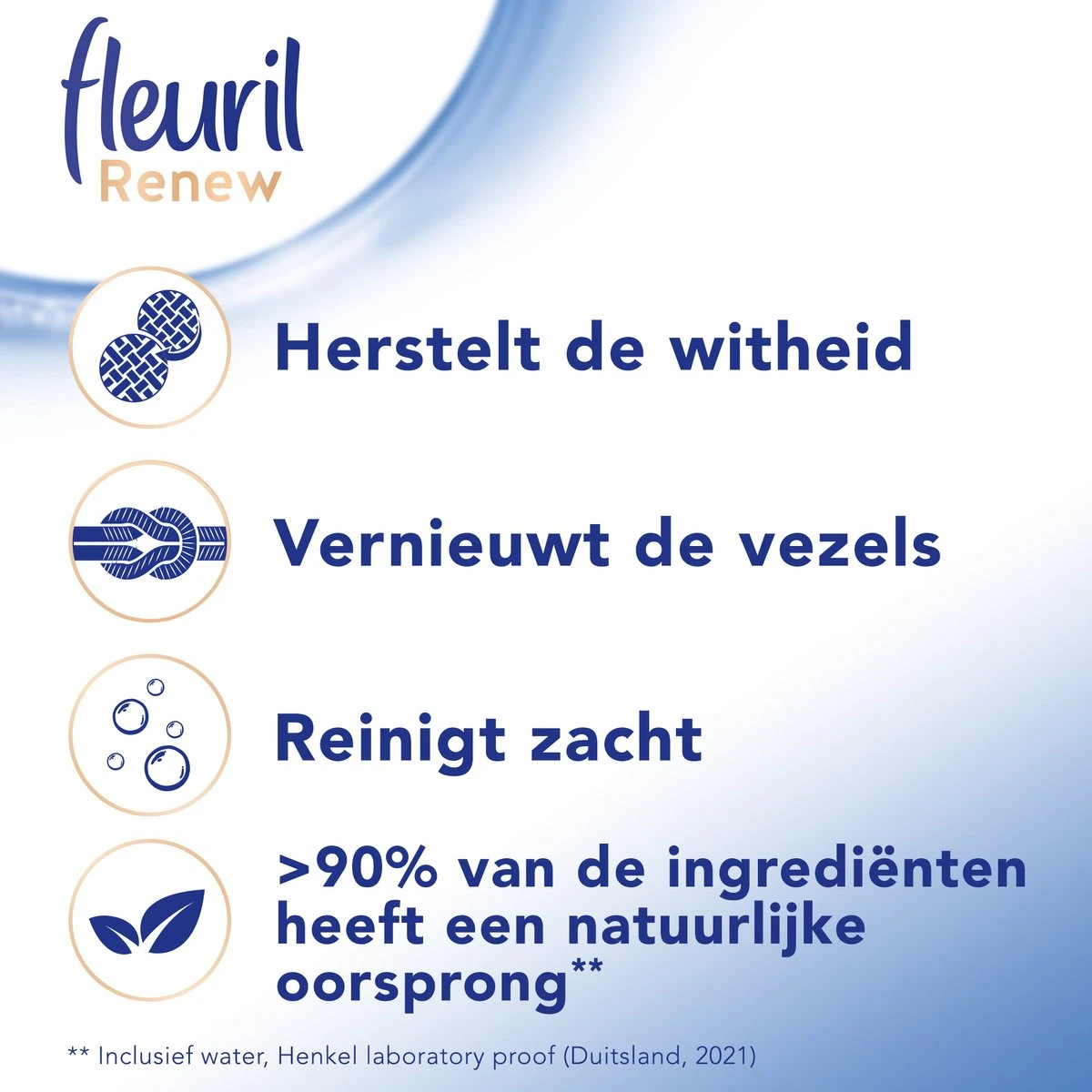 Fleuril Renew Wit - Vloeibaar Wasmiddel - Voordeelverpakking - 65 Wasbeurten 5 Fleuril Renew Wit - Vloeibaar Wasmiddel - Voordeelverpakking - 65 Wasbeurten - Afbeelding 5