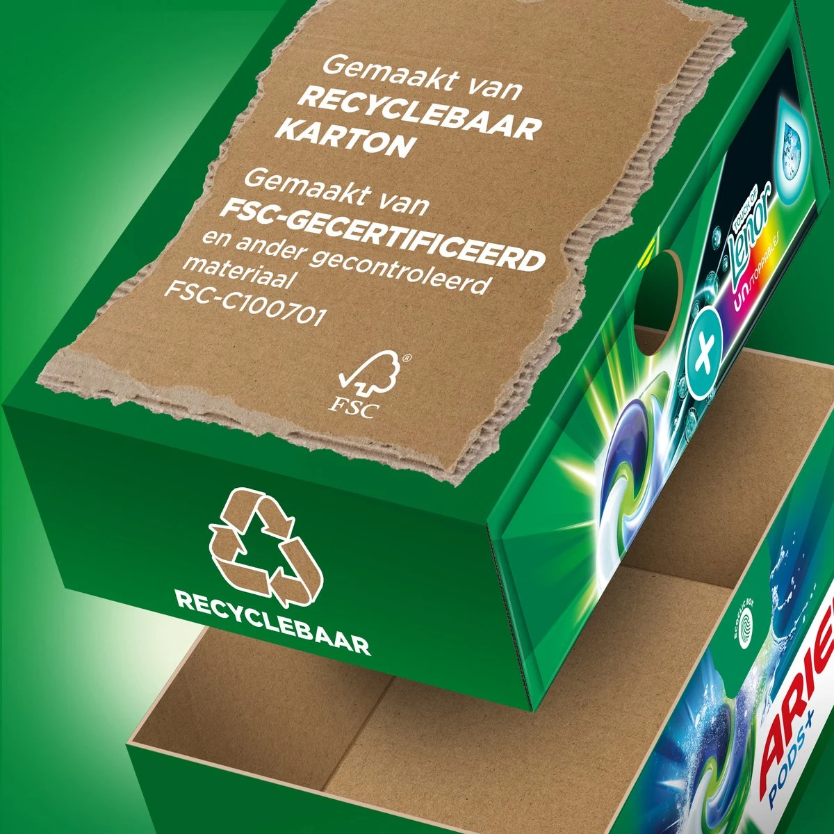 Ariel Wasmiddel Pods + Touch Van Lenor Unstoppables - Kleur - 28 Wasbeurten 5 Ariel Wasmiddel Pods + Touch Van Lenor Unstoppables - Kleur - 28 Wasbeurten - Afbeelding 5