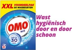 Omo Wit XXL Waspoeder 80 Wasbeurten -Wasbenodigdheden Winkel 1200x841