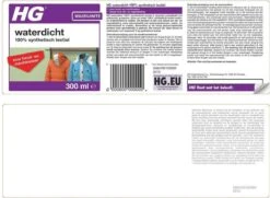 HG Waterdicht 100% Synthetisch Textiel - 300 Ml - Water- En Vuilafstotend - Handwas En Wasmachine -Wasbenodigdheden Winkel 1200x881 1