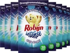 Robijn Intense Morgenfris Droogtrommeldoekjes - 9 X 20 Stuks - Voordeelverpakking -Wasbenodigdheden Winkel 1200x914