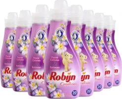 Robijn Creations Paarse Orchidee & Bosbessen Wasverzachter - 8 X 30 Wasbeurten - Voordeelverpakking -Wasbenodigdheden Winkel 1200x970