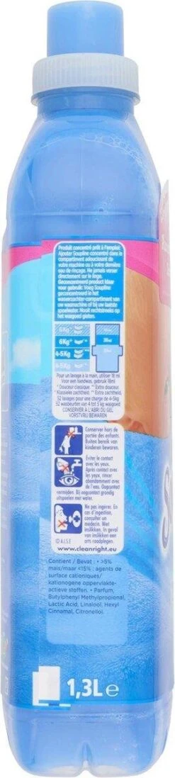 Soupline Hemels Fris Geconcentreerde Wasverzachter 6 X 52 Wasbeurten - Voordeelverpakking -Wasbenodigdheden Winkel 270x1200