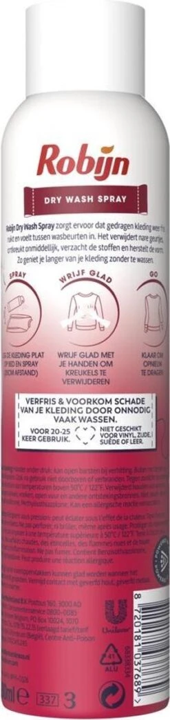 Robijn Pink Sensation Dry Wash Spray 200 Ml -Wasbenodigdheden Winkel 284x1200 1