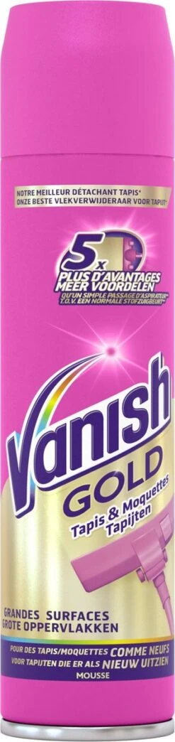 Vanish Gold Mousse Voor Tapijt Vlekkenverwijderaar - 600 Ml 11 Vanish Gold Mousse Voor Tapijt Vlekkenverwijderaar - 600 Ml -Wasbenodigdheden Winkel 284x1200 3