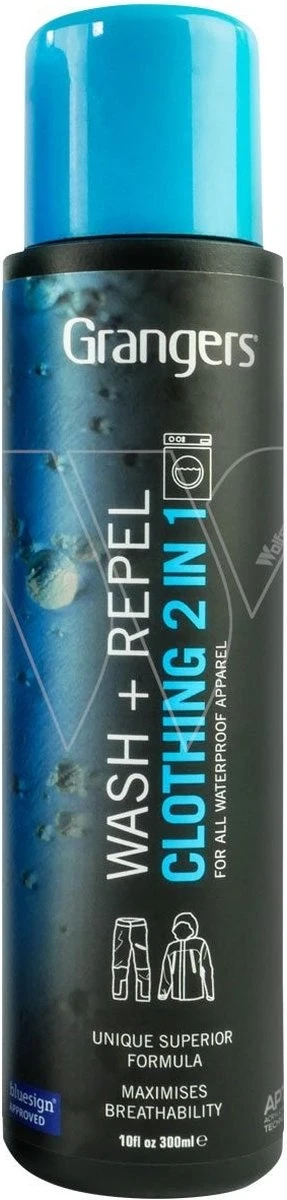 Grangers Wash + Repel Clothing 2 In 1 OWP - - Outdoor Kleding - Wasmiddel Kleding - Onderhoudsmiddel Kleding 1 Grangers Wash + Repel Clothing 2 In 1 OWP - - Outdoor Kleding - Wasmiddel Kleding - Onderhoudsmiddel Kleding