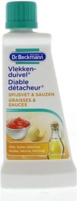 Dr. Beckmann Vlekkenduivel Spijsvet & Sauzen 50 Ml -Wasbenodigdheden Winkel 458x1200