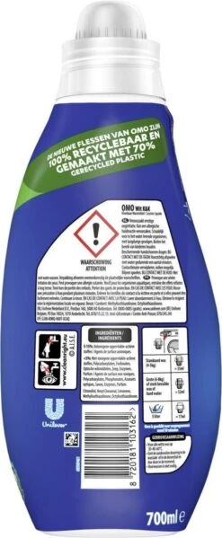 Omo Klein & Krachtig Wit Vloeibaar Wasmiddel - 8 X 20 Wasbeurten - Voordeelverpakking 11 Omo Klein & Krachtig Wit Vloeibaar Wasmiddel - 8 X 20 Wasbeurten - Voordeelverpakking -Wasbenodigdheden Winkel 495x1200 20