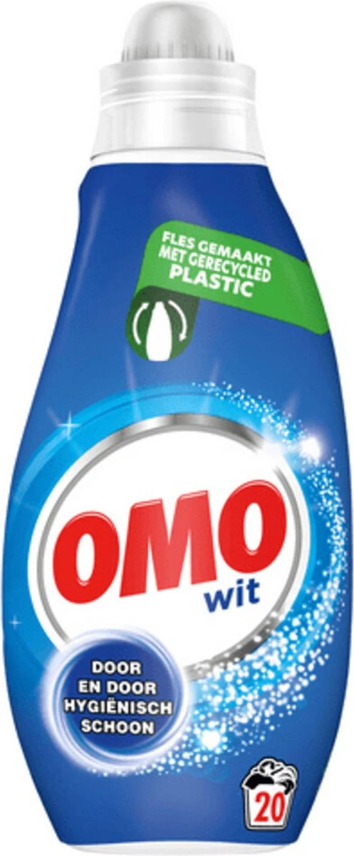 Omo Klein & Krachtig Wit Vloeibaar Wasmiddel - 8 X 20 Wasbeurten - Voordeelverpakking 9 Omo Klein & Krachtig Wit Vloeibaar Wasmiddel - 8 X 20 Wasbeurten - Voordeelverpakking - Afbeelding 9