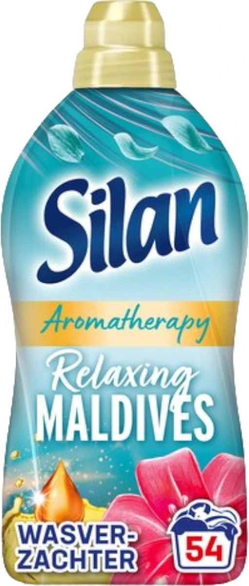 Silan Aroma Therapy Relaxing Maldives Wasverzachter - 8 X 54 Wasbeurten - Voordeelverpakking 4 Silan Aroma Therapy Relaxing Maldives Wasverzachter - 8 X 54 Wasbeurten - Voordeelverpakking - Afbeelding 4