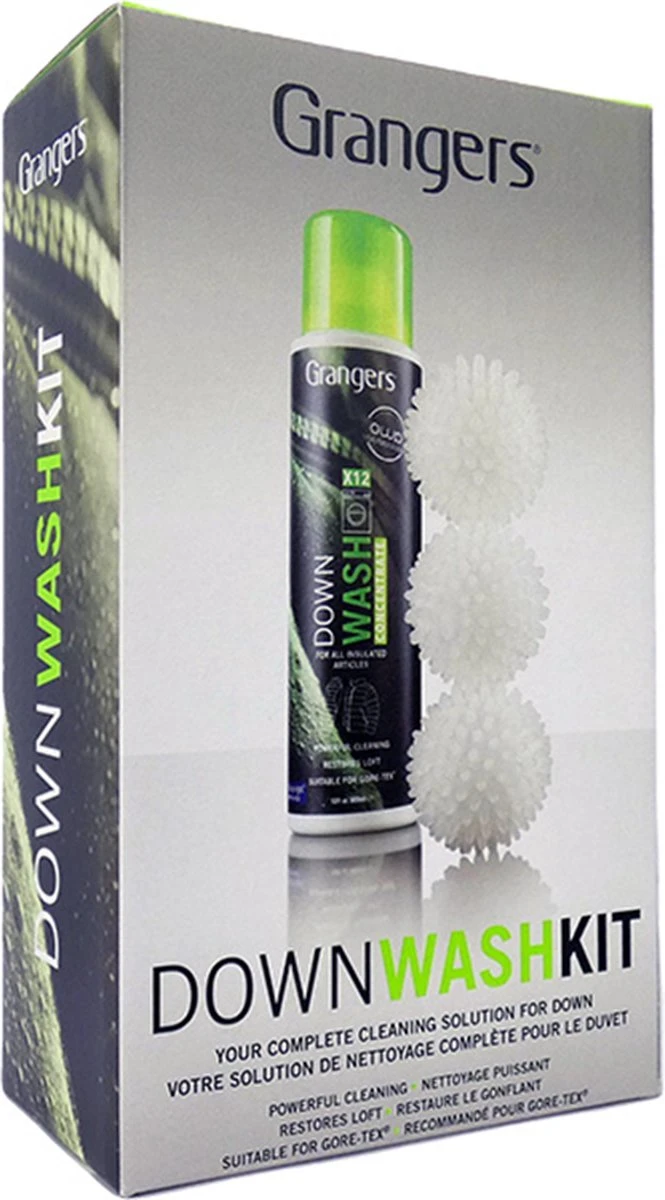 Granger's Grangers Down Wash Kit - Wasmiddel Dons - Donswassen 1 Granger's Grangers Down Wash Kit - Wasmiddel Dons - Donswassen
